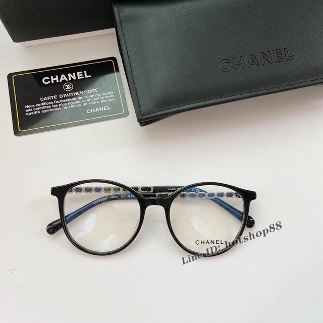 CHANEL專門店新款香奈兒方形細框平光近視眼鏡架 CH3412 mmyj1130